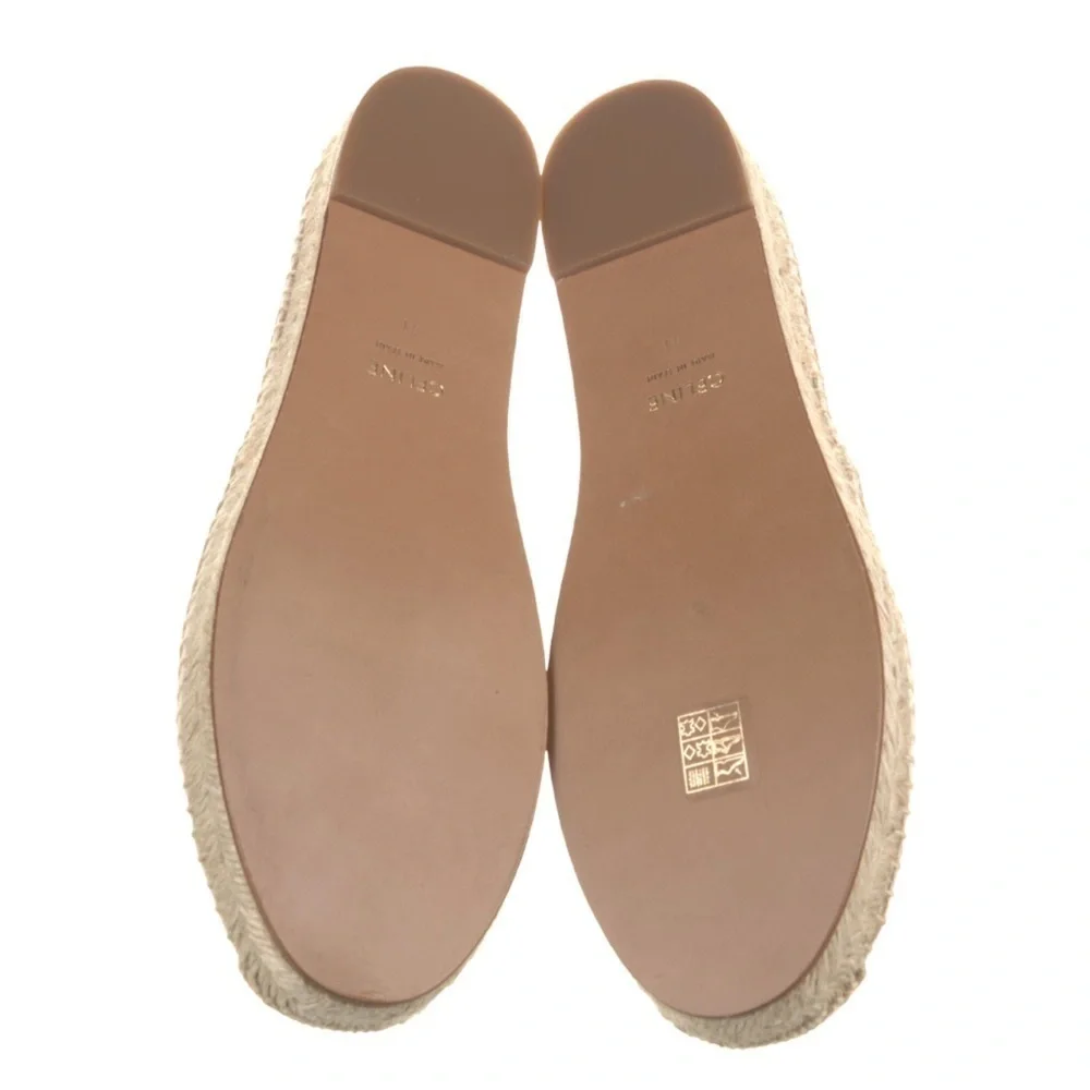 Celine | NIB Summer ‘20 Taillat Canvas Espadrilles in Natural - Size IT 41